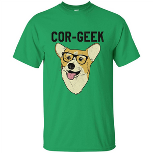 Cor-Geek Funny Corgi Nerd T-shirt