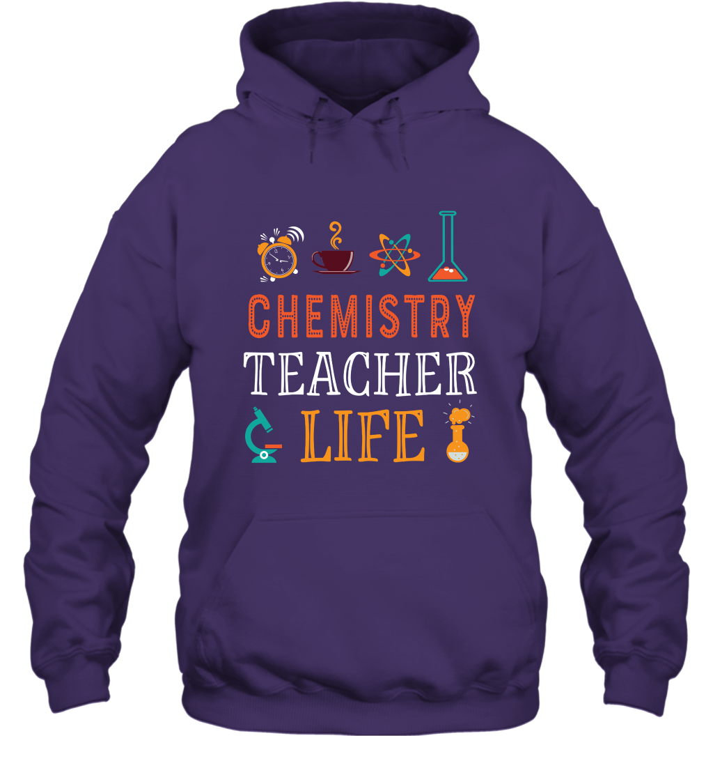 Chemistry Teacher Life Shirt For Womens Mens Hoodie Hoodie Purple
