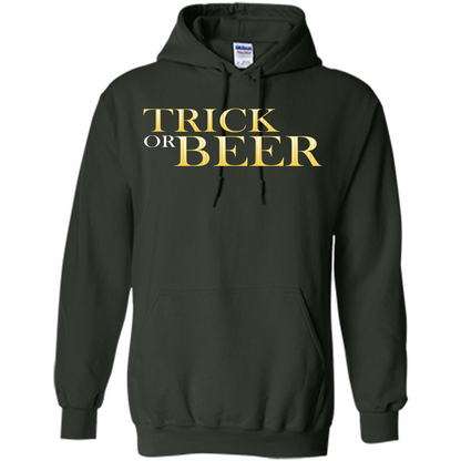 Beer T-shirt Trick Or Beer T-shirt Forest Green