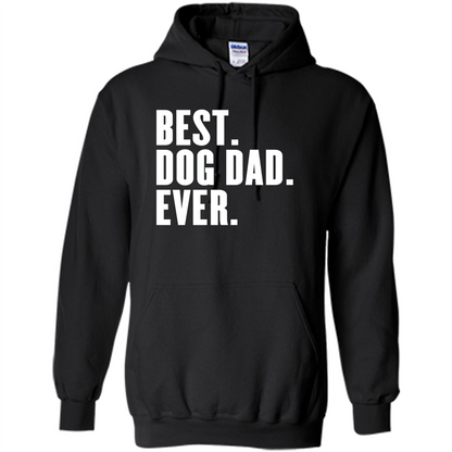 Funny Best Dog Dad Ever T-Shirt Black