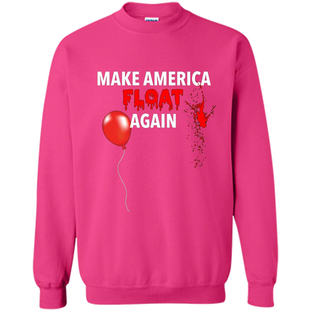 Make America Float Again T-Shirt Halloween Horror T-shirt Heliconia