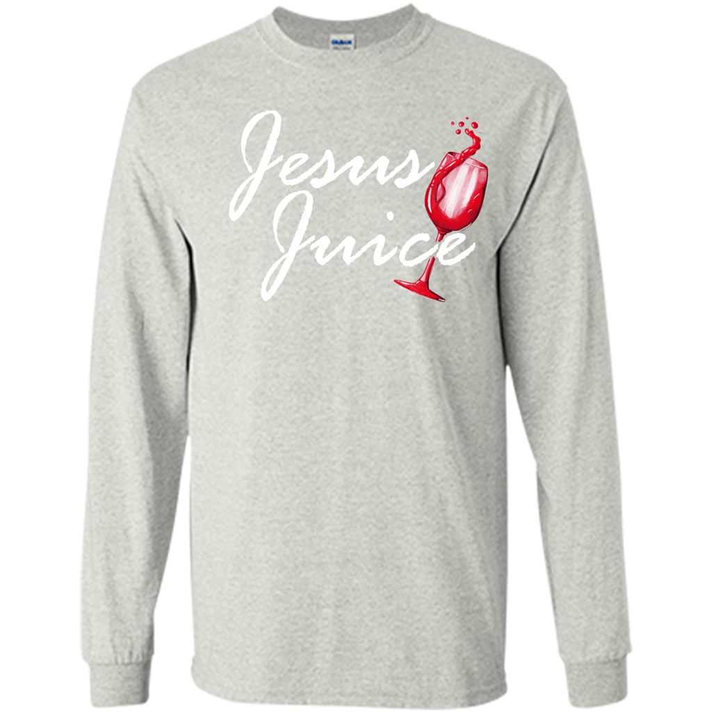 Wine T-shirt Jesus Juice Ash