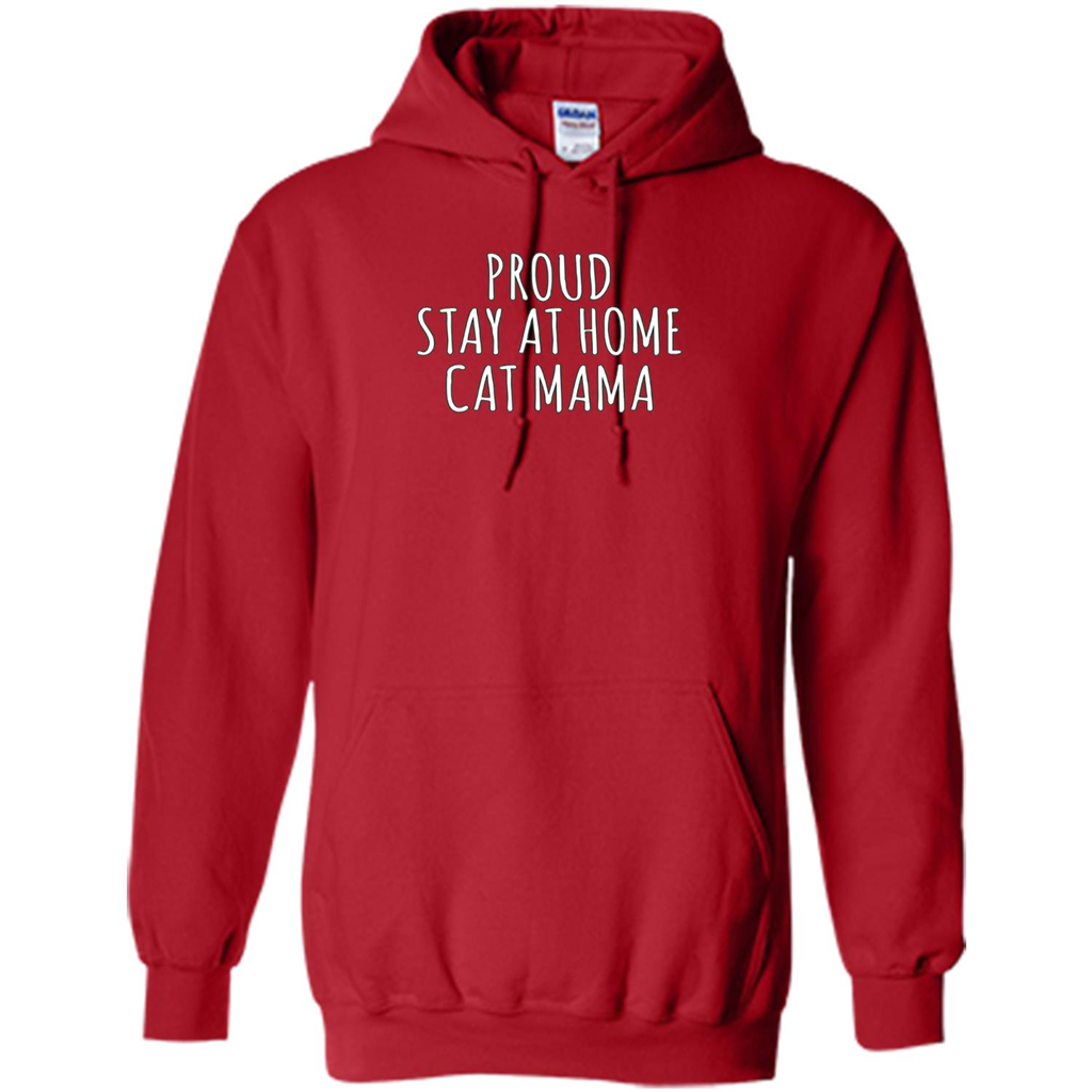 Cat Mama T-shirt Proud Stay At Home