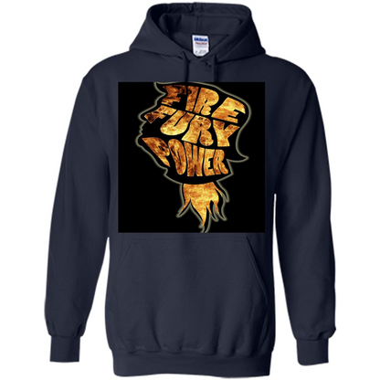 Fire Fury Power T-shirt Navy