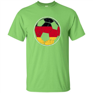 Germany Flag Soccer Ball Flag Soccer T-shirt