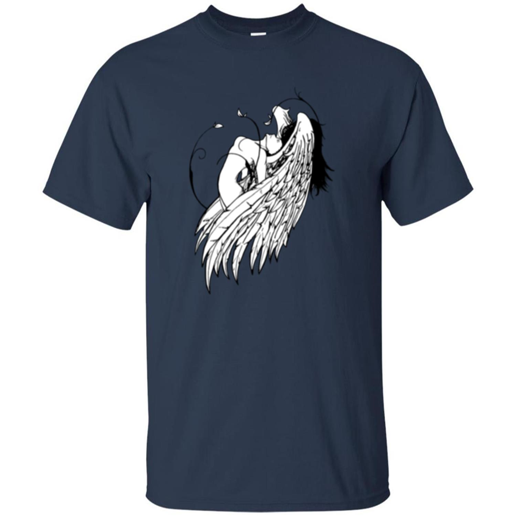 Angel T-shirt Angel Wings Navy