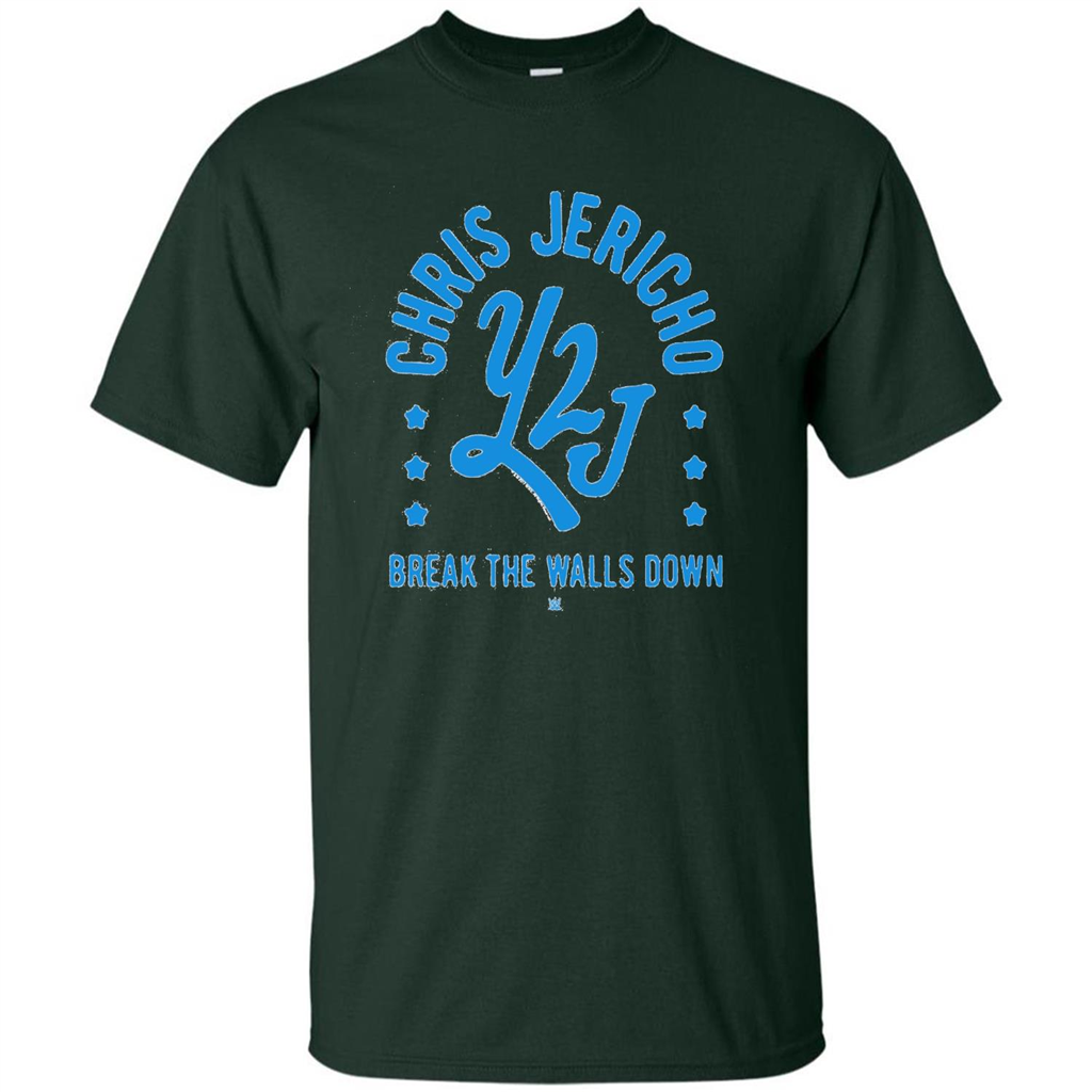 Chris Jericho Break The Walls Down T-shirt Forest Green