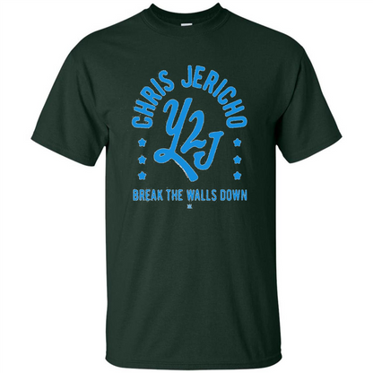 Chris Jericho Break The Walls Down T-shirt Forest Green
