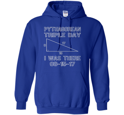 Pythagorean Triple Day 2017 8-15-17 Geeky T-shirt Royal
