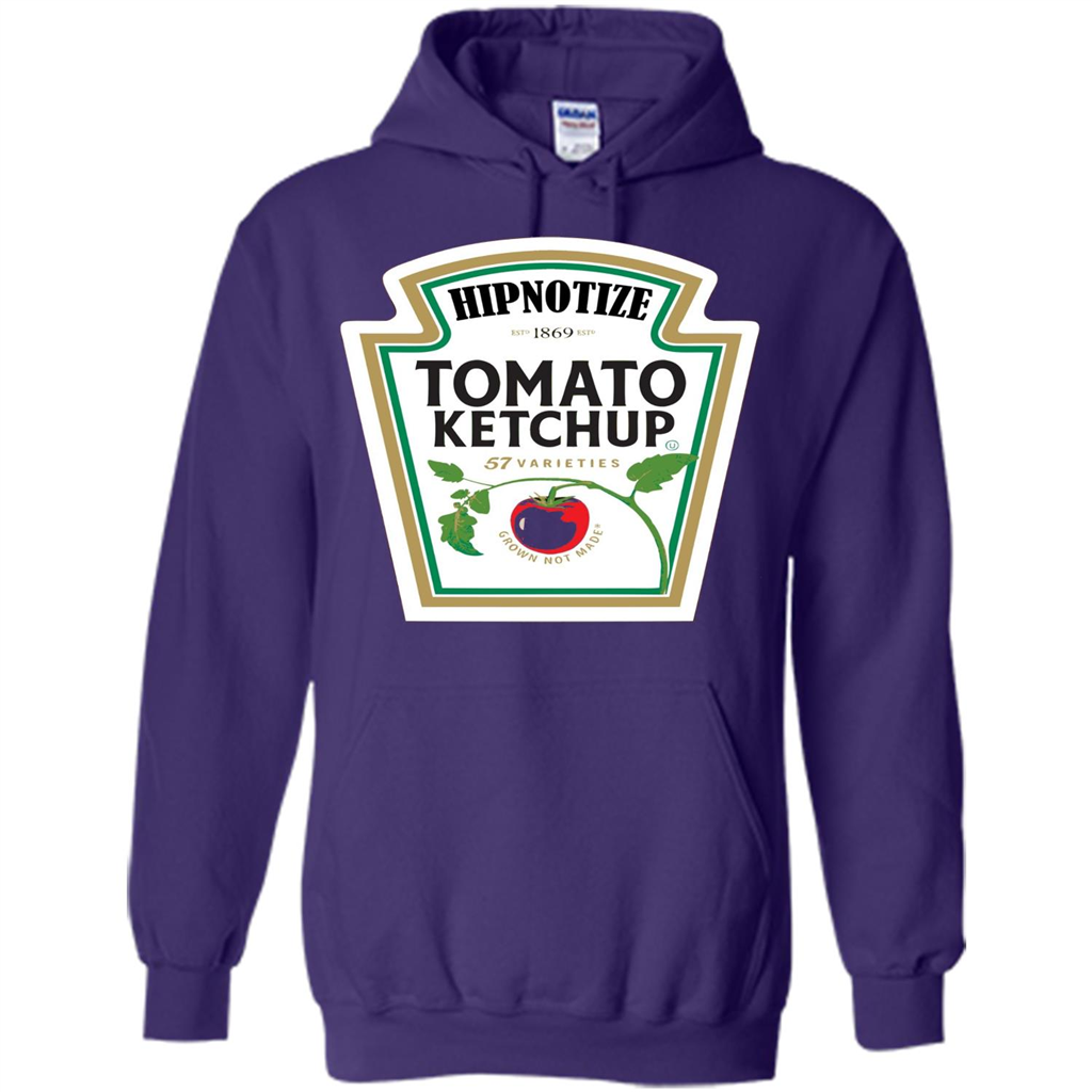 Ketchup Condiment Costume T-shirt Tomato Ketchup 57 Varieties Grown Not Made Purple