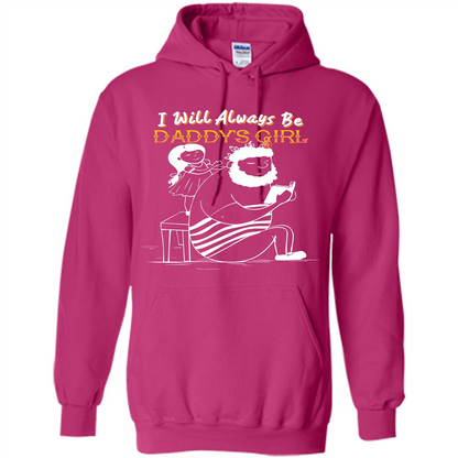 Daughter and Father T-shirt I Will Always Be Daddy‰۪s Girl T-shirt Heliconia