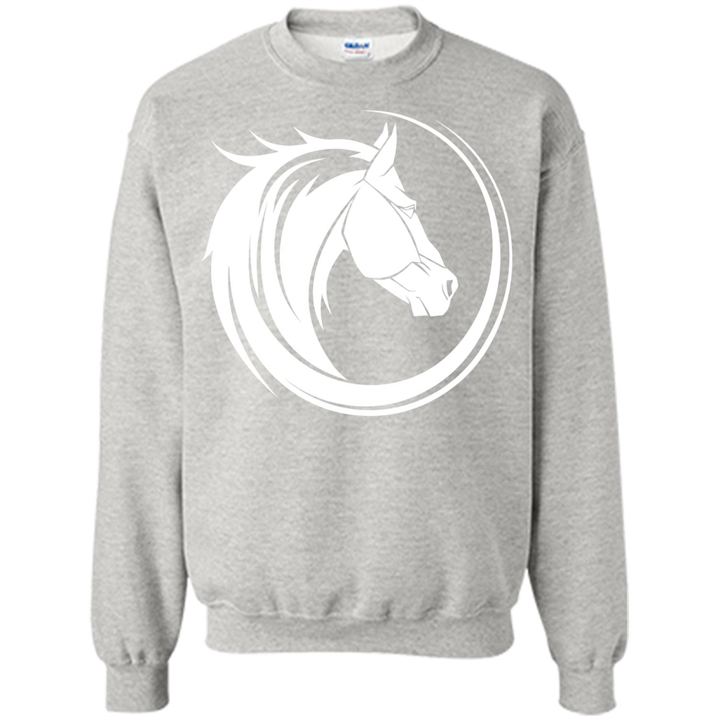 Horse Lover T-shirt Horse Circle Ash