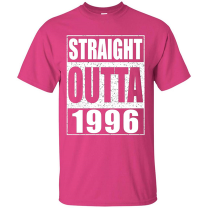 Straight Outta 1996 T-Shirt Born In 1996 Heliconia