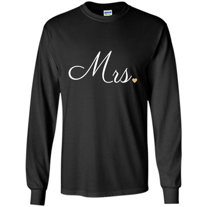 Mrs. Wedding T-shirt Black