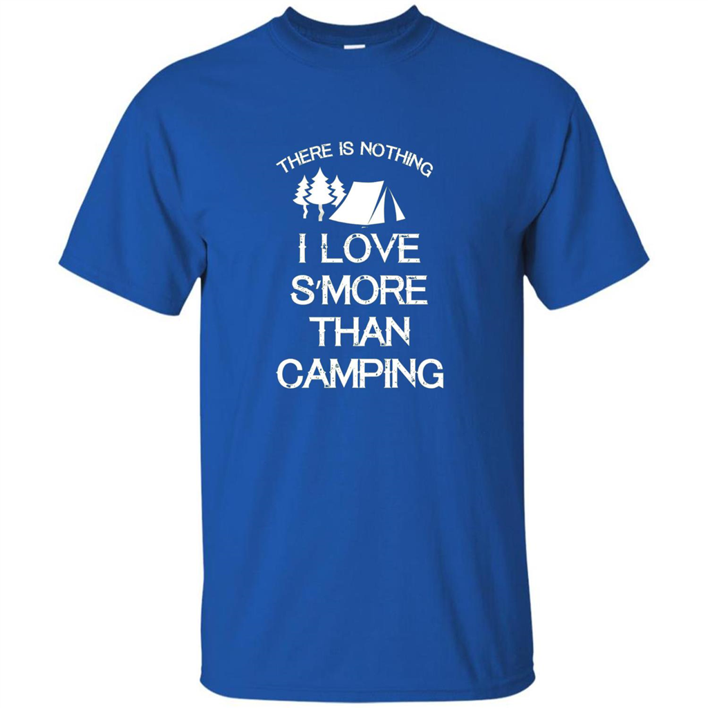 There is Nothing I Love S'more Than Camping T-shirt Royal