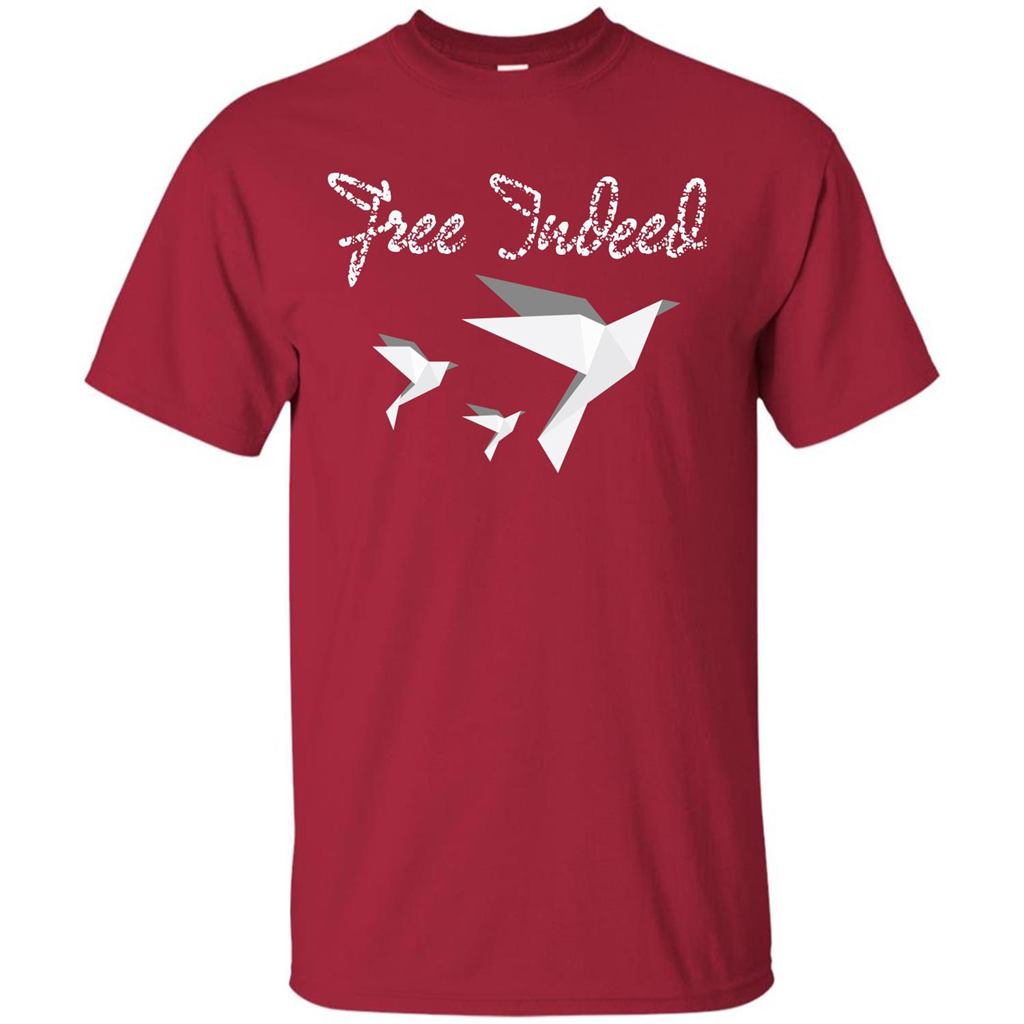 Free Indeed T-shirt Cardinal