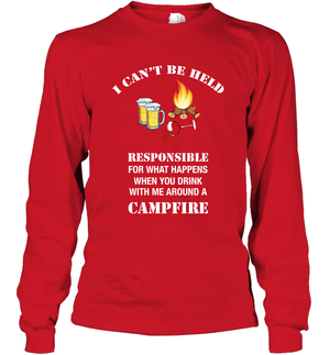 I Cant Be Held Responsible For What My Face Does When You Drink With Me ShirtUnisex Long Sleeve Classic Tee