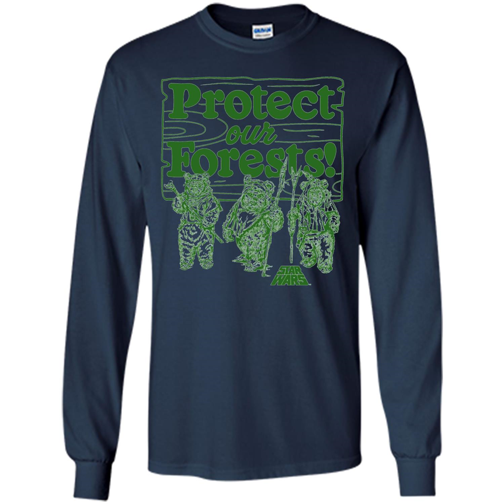 Movies T-shirt Protect Our Forests T-Shirt Navy