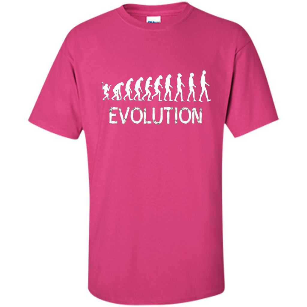 Evolution Biology Monkey To Human T-Shirt Heliconia