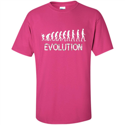 Evolution Biology Monkey To Human T-Shirt Heliconia
