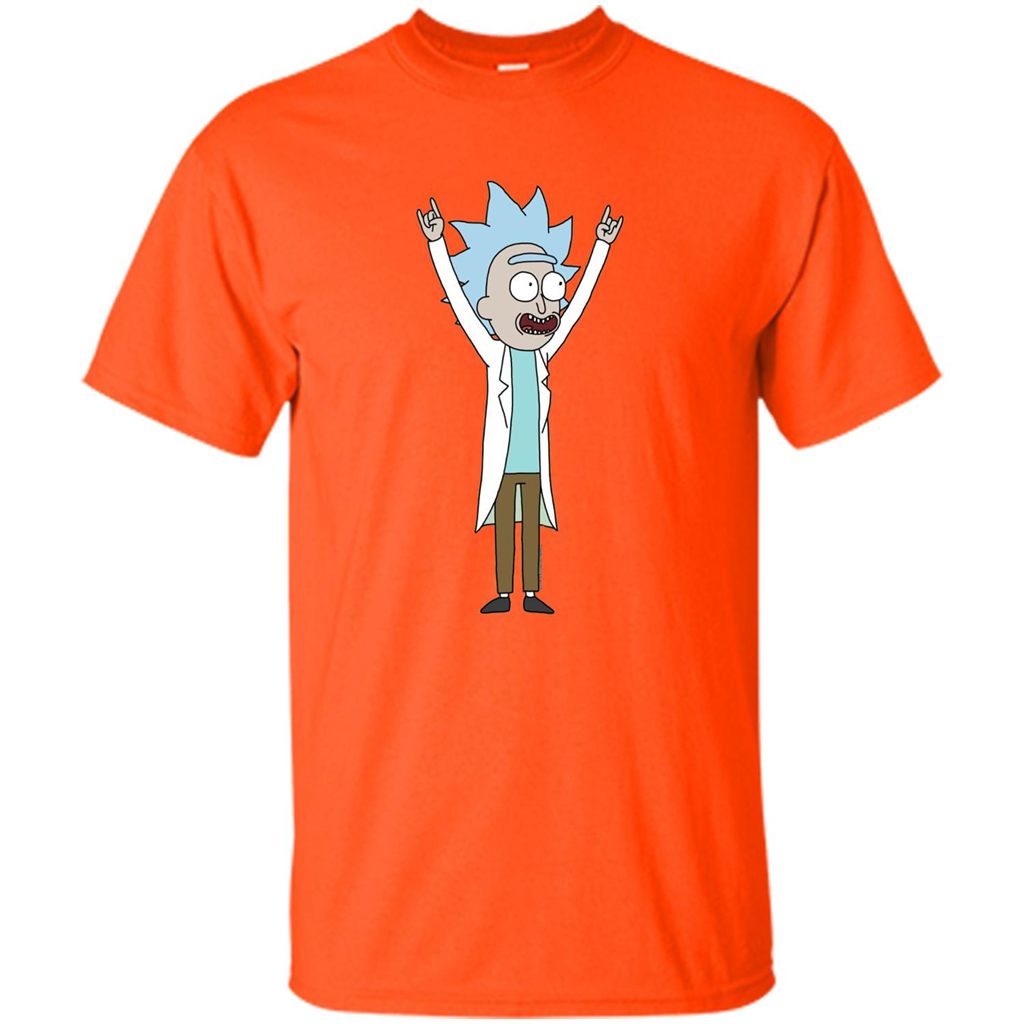 Movie Lover. Tiny Rick T-shirt Orange