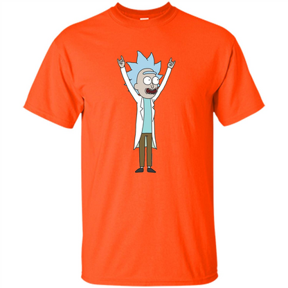Movie Lover. Tiny Rick T-shirt Orange