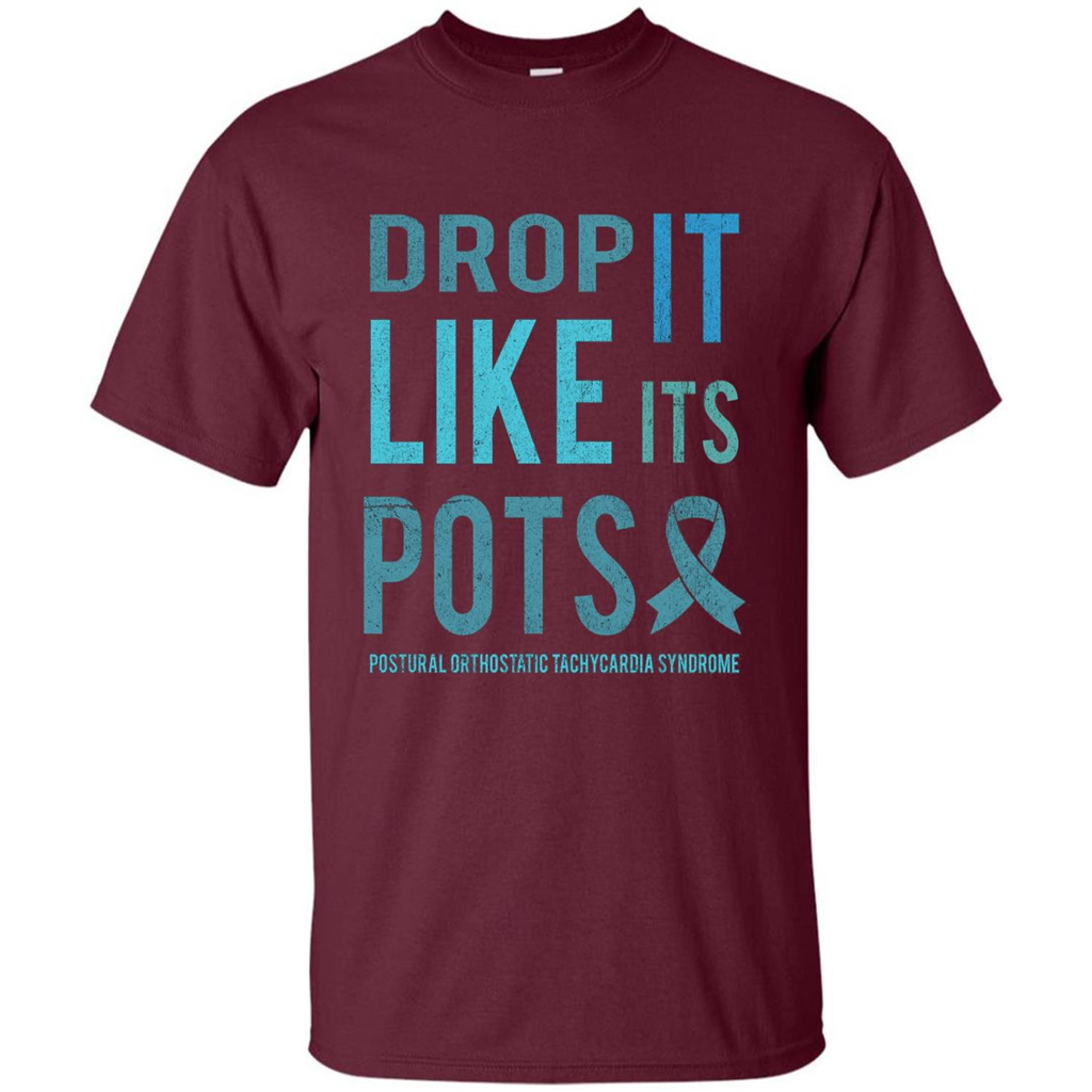 Drop It Like Its POTS T-shirt Maroon