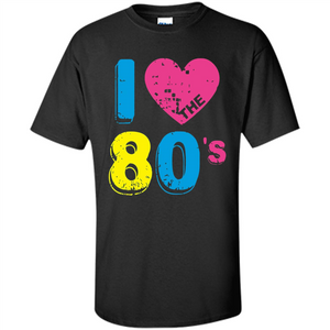 Vintage T-shirt I Love the 80's T-shirt