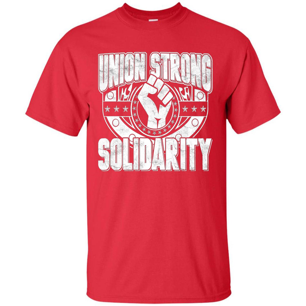 Union Strong Solidarity T-shirt Red