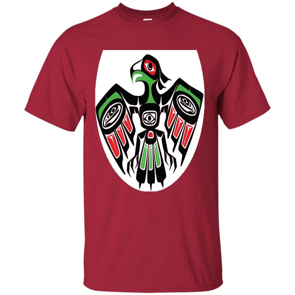 Native American Eagle T-shirt Cardinal