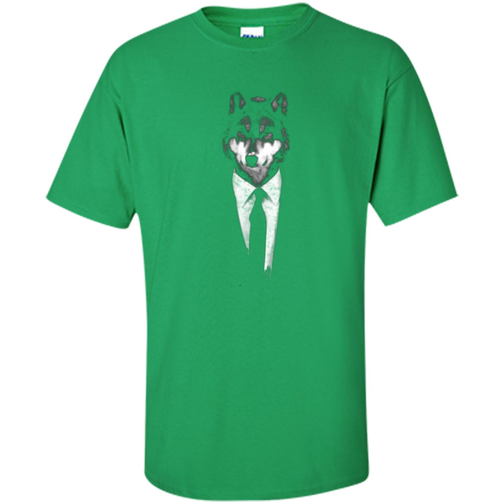 Mr Wolf T-shirt Irish Green