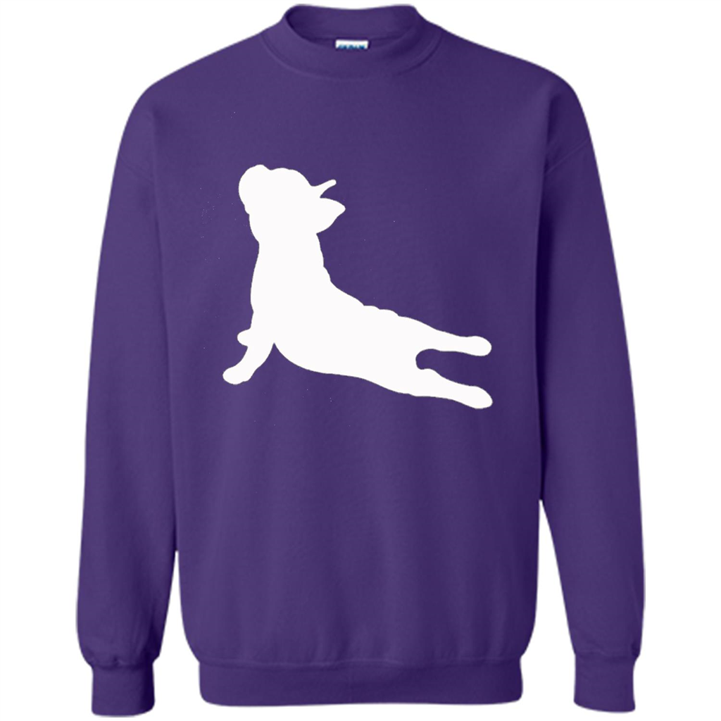 French Bulldog Yoga T-shirt Orange
