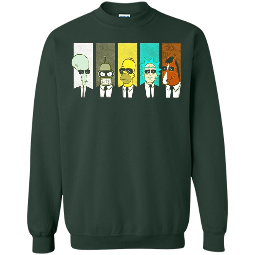 Form Into Rick And Go To The Morty T-shirt Forest Green