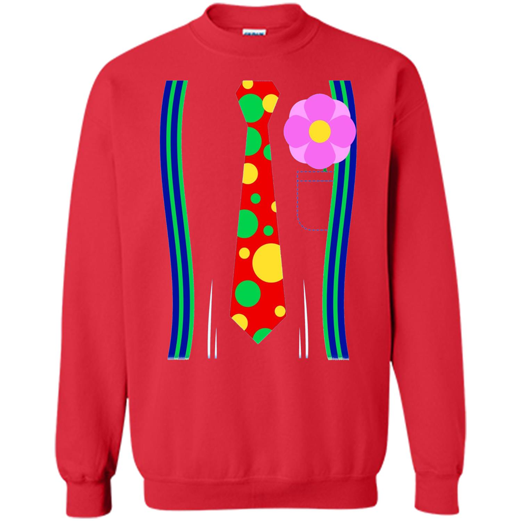 Halloween Clown Costume T-shirt Red