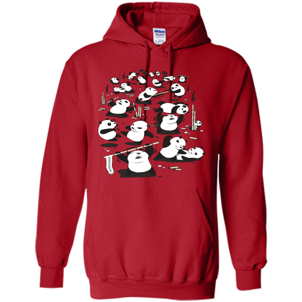 Cute Panda T-shirt Red