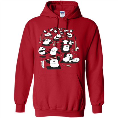 Cute Panda T-shirt Red