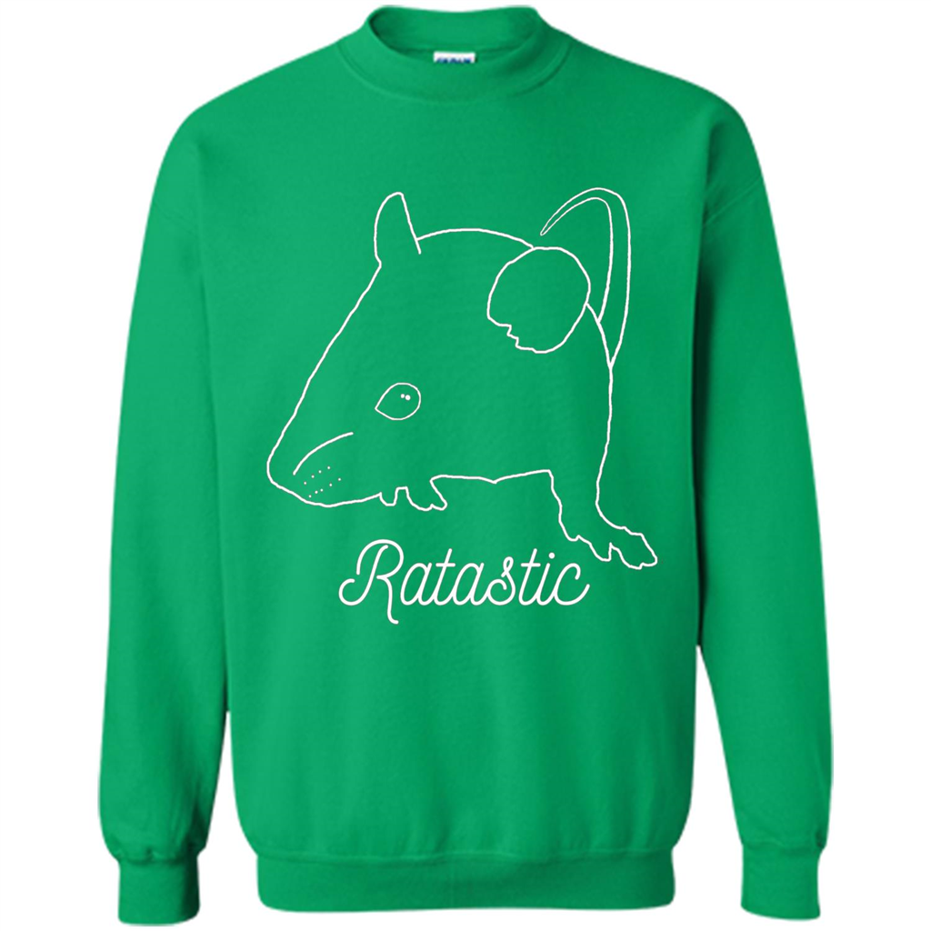 Cute Rat Owners T-shirt Ratastic Irish Green