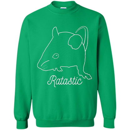 Cute Rat Owners T-shirt Ratastic Irish Green