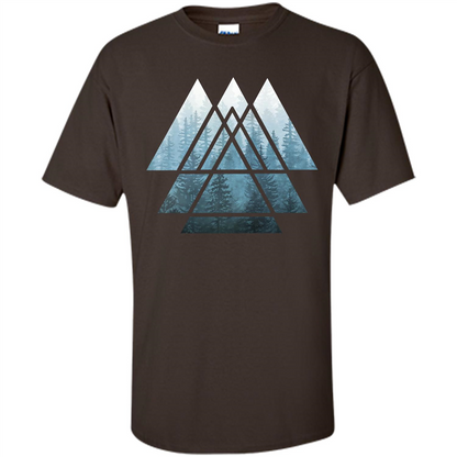 Misty Forest T-shirt Dark Chocolate