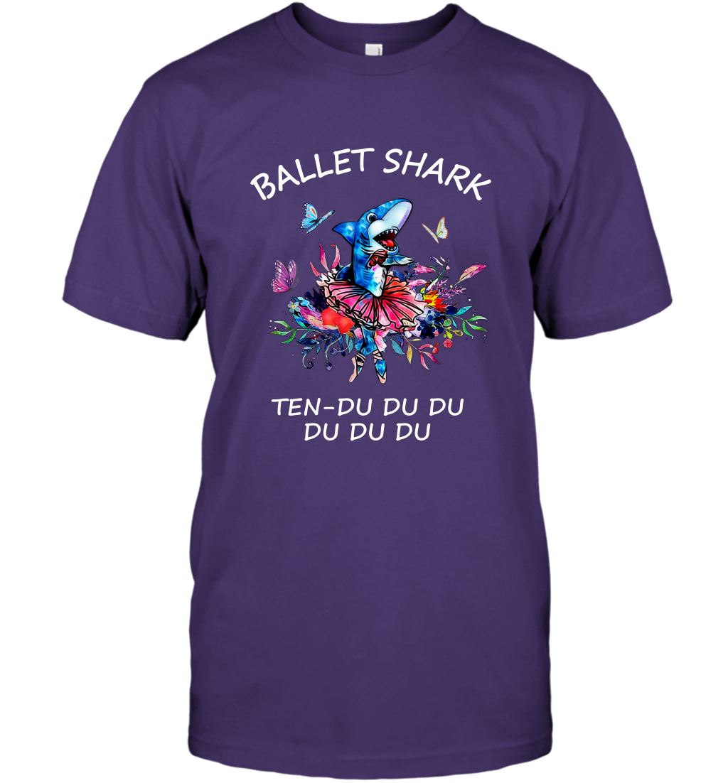 Ballet Shark Ten Duu Duu Duu Shirt T-Shirt Purple