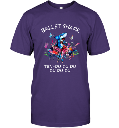 Ballet Shark Ten Duu Duu Duu Shirt T-Shirt Purple