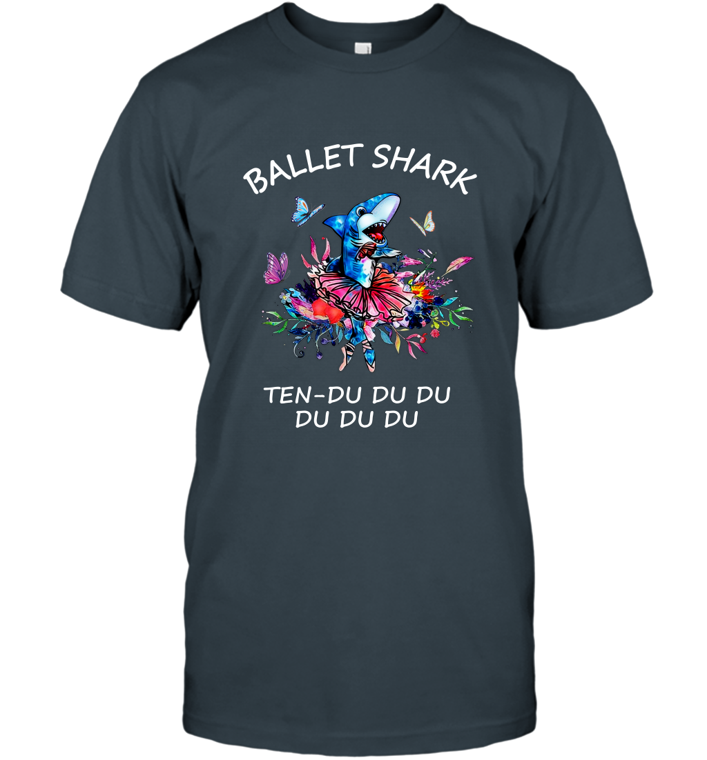 Ballet Shark Ten Duu Duu Duu Shirt T-Shirt Charcoal