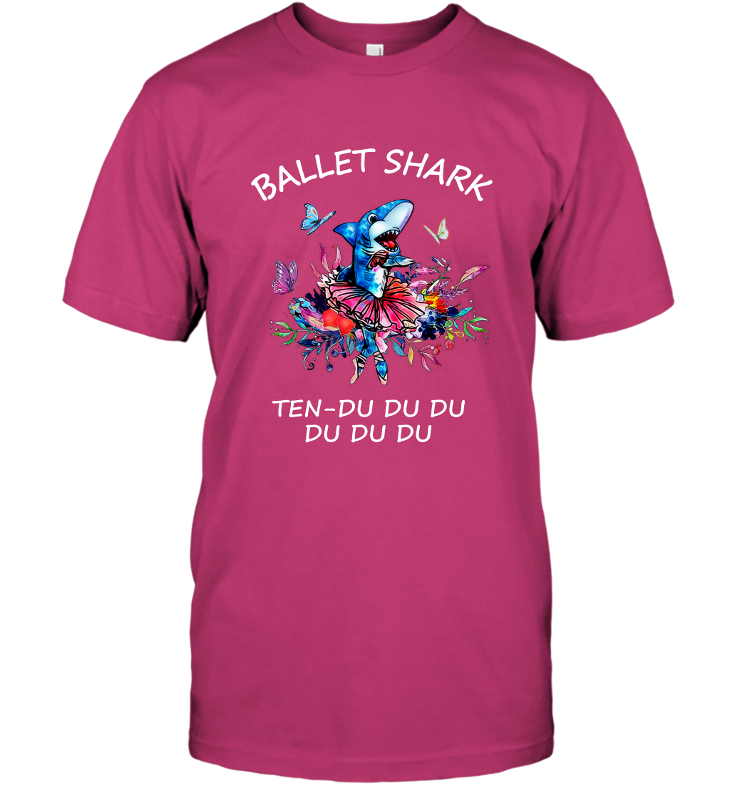 Ballet Shark Ten Duu Duu Duu Shirt T-Shirt Heliconia