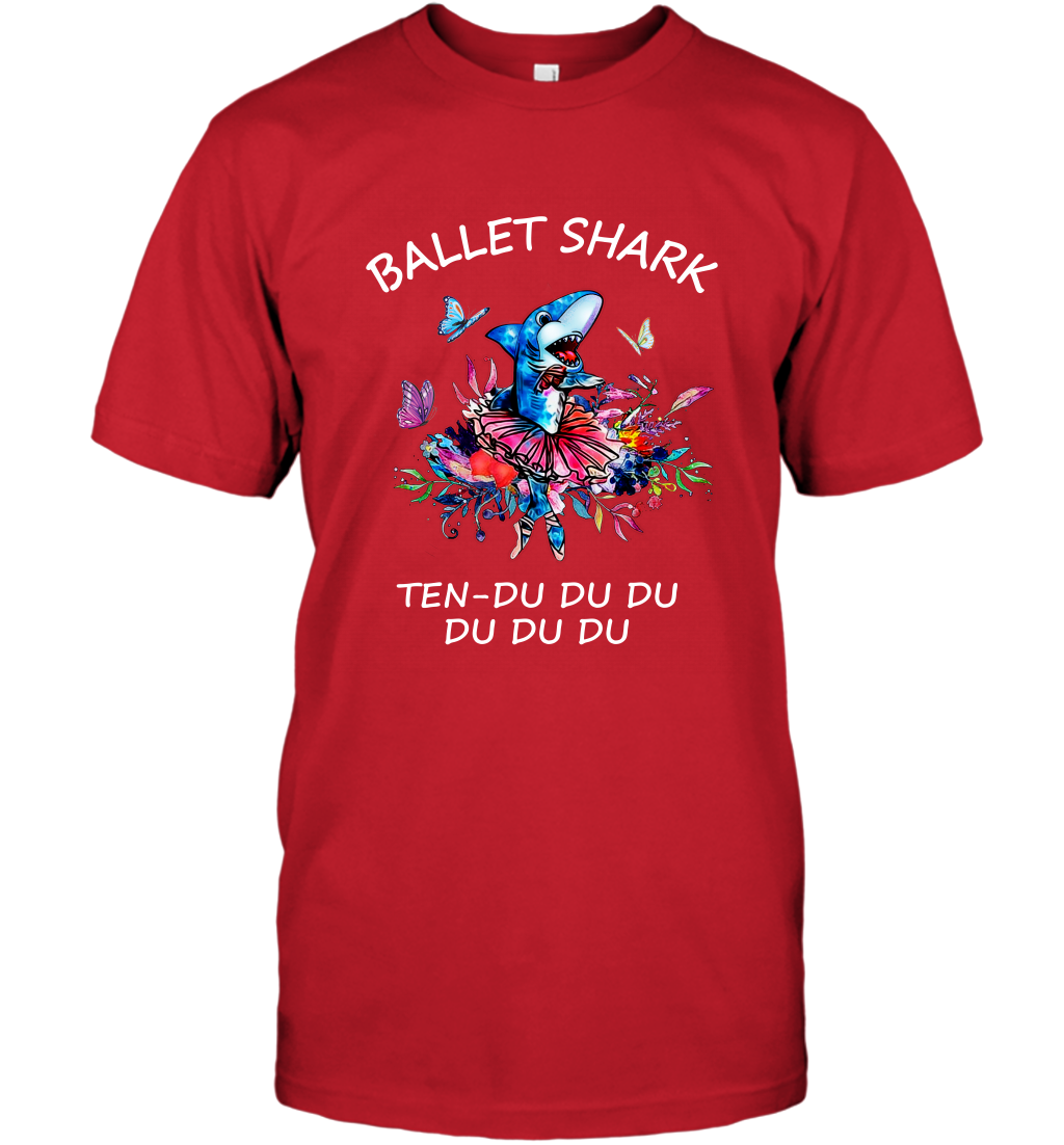 Ballet Shark Ten Duu Duu Duu Shirt T-Shirt Red