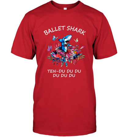 Ballet Shark Ten Duu Duu Duu Shirt T-Shirt Red