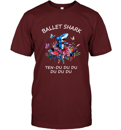 Ballet Shark Ten Duu Duu Duu Shirt T-Shirt Cardinal