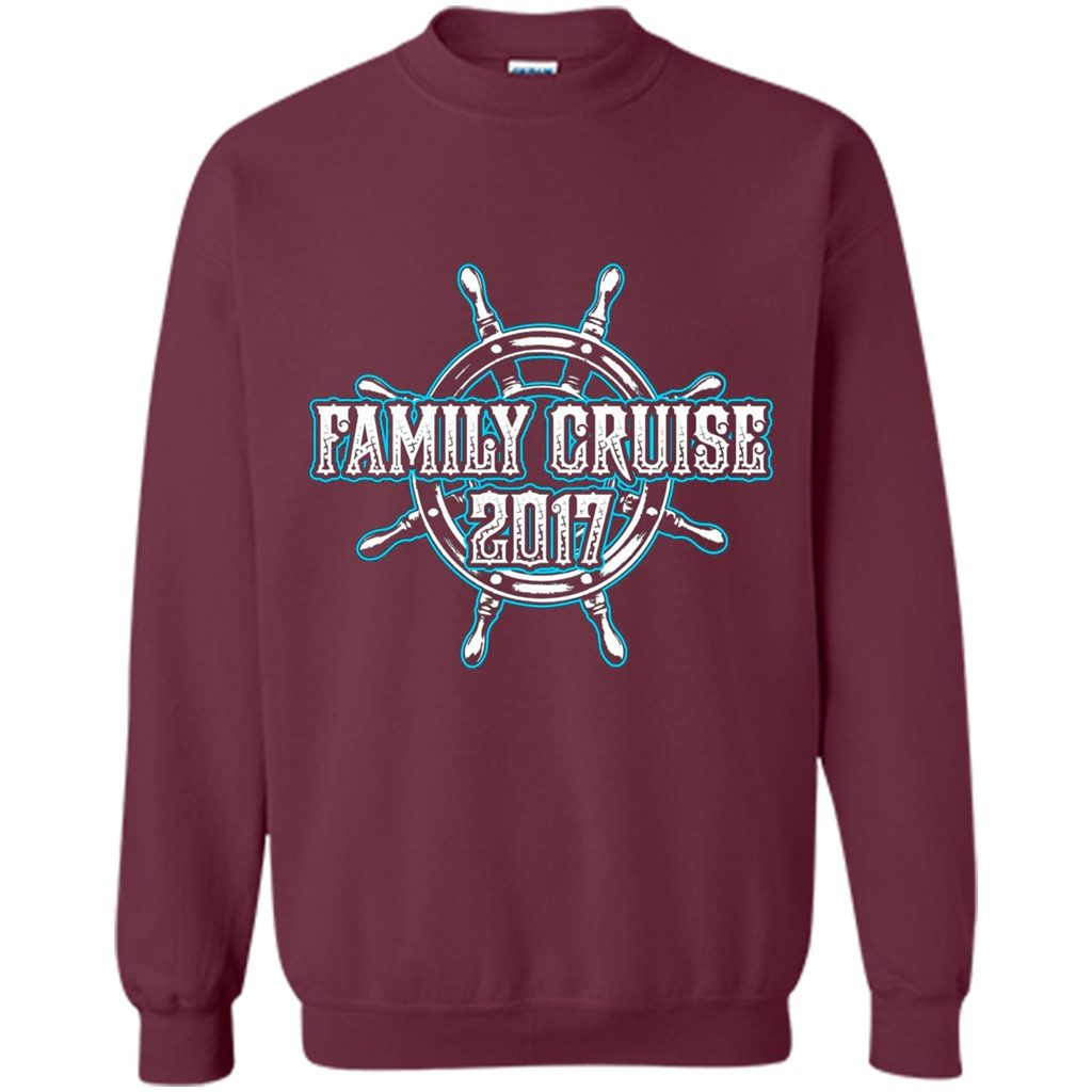 Family Cruise 2017 T-Shirt Family Vacation T-shirt Maroon