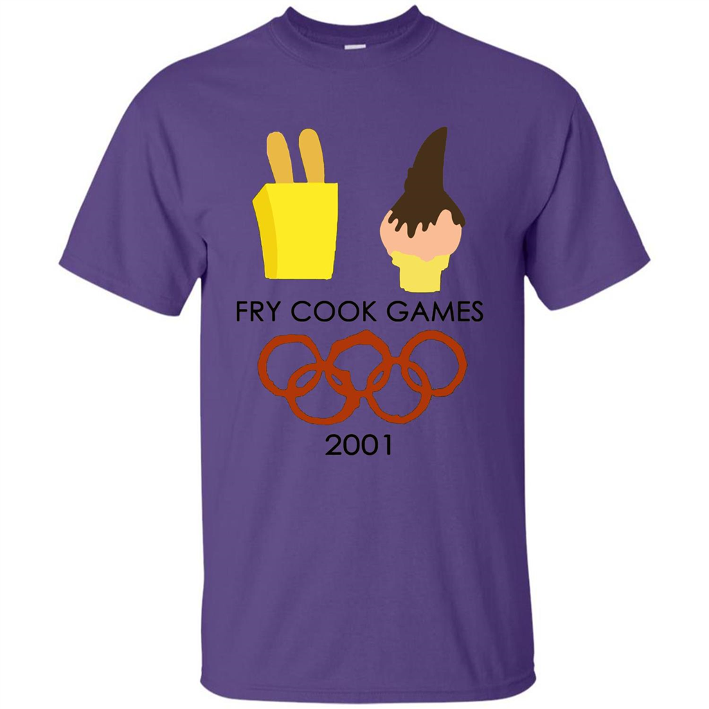 Fry Cook Games T-shirt Purple