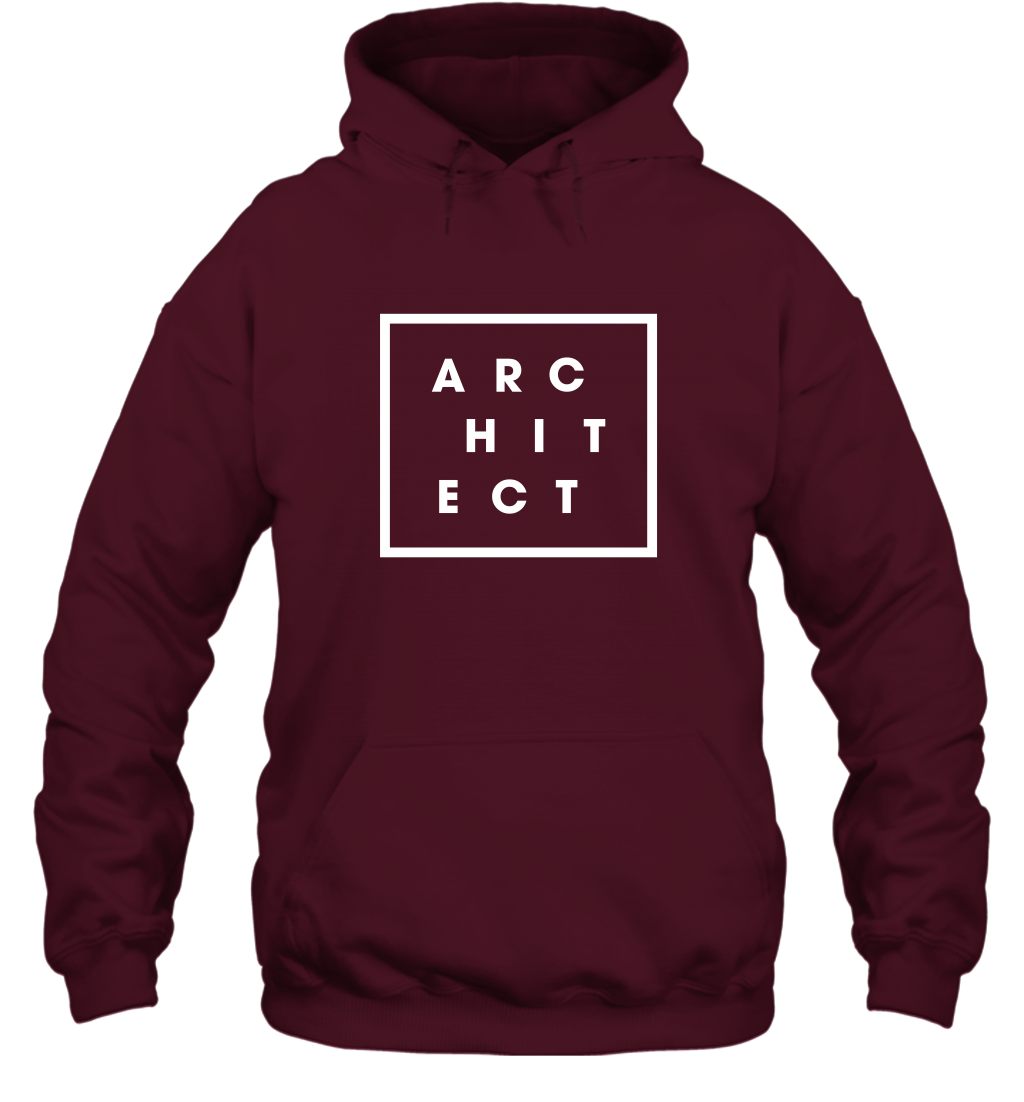 Architect Shirt Hoodie Hoodie Maroon