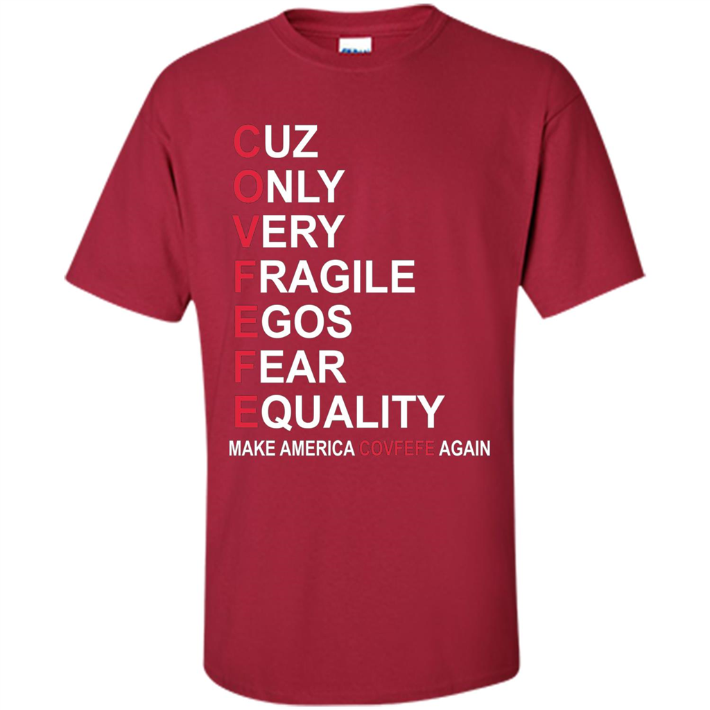 American T-shirt Make America Covfefe Again Cardinal